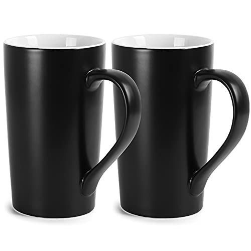 20oz Large Ceramic Coffee Mugs Set of 2 - Perfect