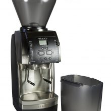 Sleek Baratza Vario 886 flat ceramic burr grinder with digital controls and 230 grind settings. 
