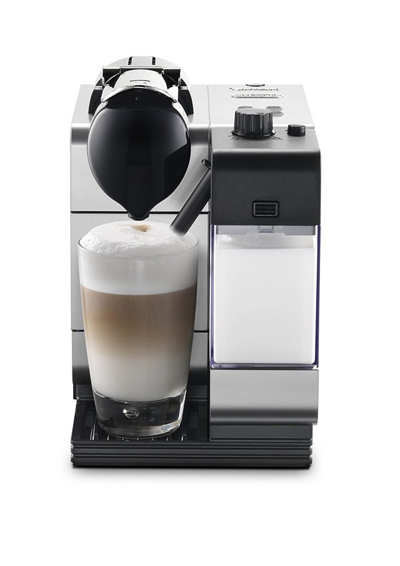 DeLonghi Silver Lattissima Plus Nespresso Capsule System Coffee and TEA