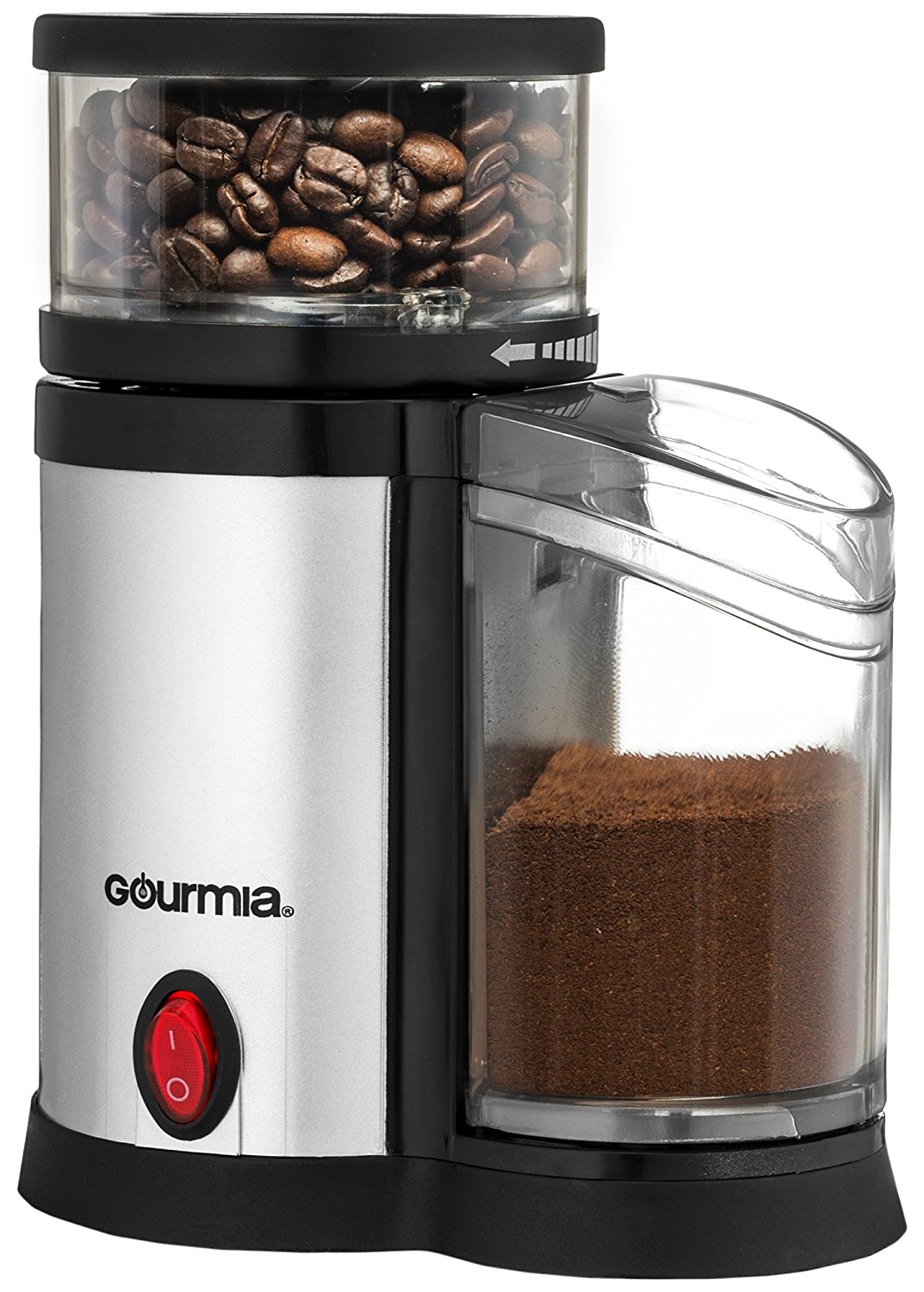 Gourmia GCG165 Compact Electric Burr Coffee Grinder