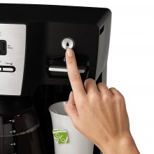 Mr. Coffee 2-Cup Coffeemaker with Integrated Hot Water Dispenser