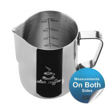 Star Coffee Stainless Steel Milk Frothing Pitcher
