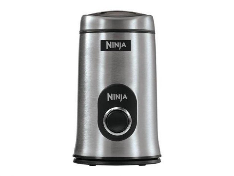 Electric Coffee Bean Grinder with Safety Lock Push Button