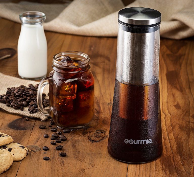 Gourmia Cold Brew Coffee Maker Gourmet Iced Coffee and TEA ...