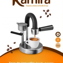 KAMIRA Moka Express 1/2 Cups Stovetop Espresso Maker
