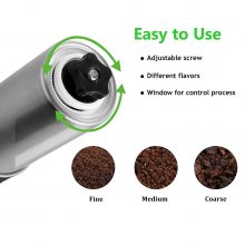 AOSHR Stainless Steel Manual Coffee Grinder