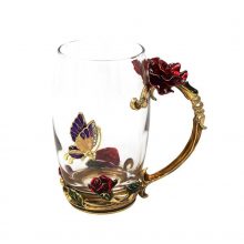 12 oz Glass Mug, Novelty Coffee Cups