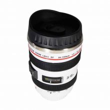 Camera Lens Travel Thermos Coffee Mug
