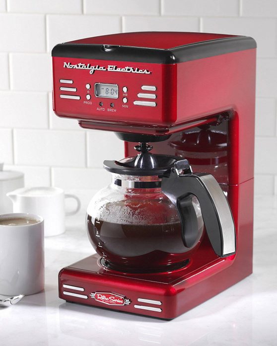 Nostalgia Retro 12-Cup Programmable Coffee Maker