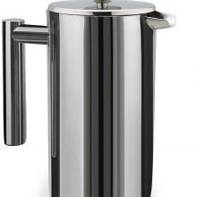 SterlingPro Double Wall Stainless Steel French Coffee Press Maker, 1 Liter