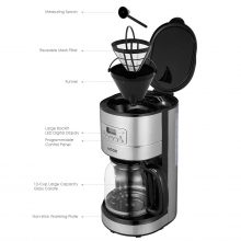 Aicok Coffee Maker , 12 Cups Programmable Coffee Maker with Timer