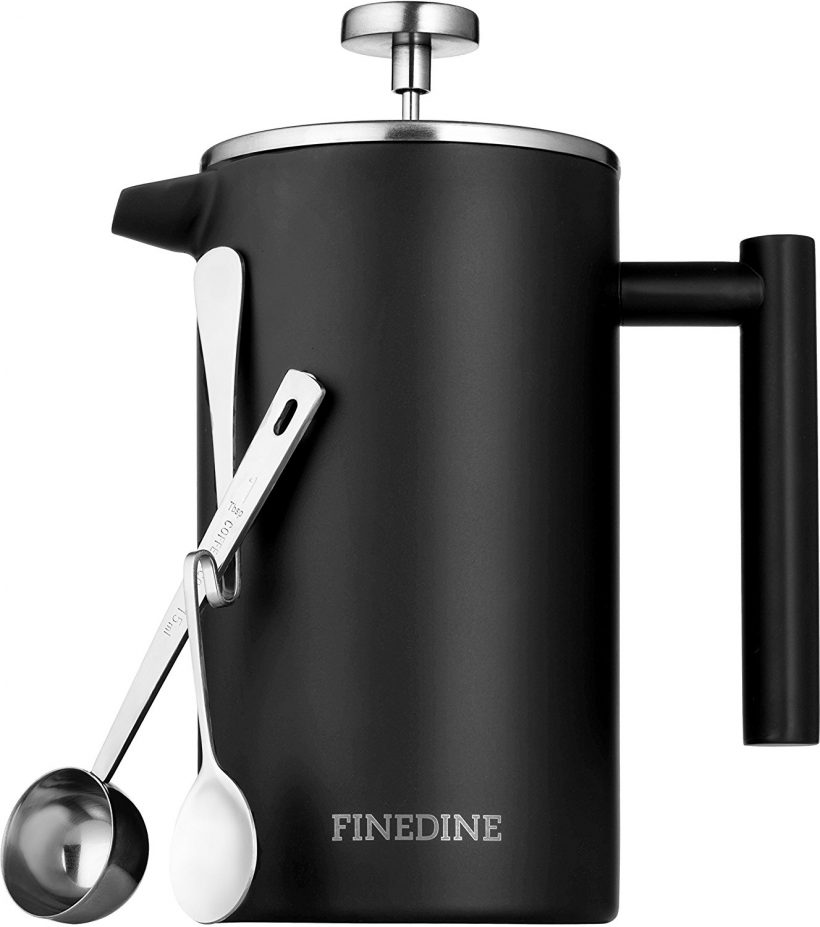 Premium 18/8 Stainless Steel French Press Coffee Maker Thermal