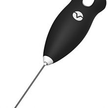 Vremi Handheld Milk Frother with Stainless Steel Whisk – Perfect for Lattes, Cappuccinos, and Smoothies 