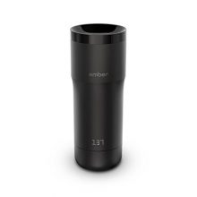 Ember Temperature Control Mug with 360˚ cover and charging coaster, featuring a sleek design and precise temperature control. 