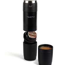 Compact Pamapic Portable Coffee Maker with Detachable Parts and K-Cup Compatibility 