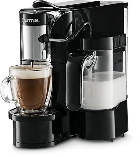 Coffee Machine, Gourmia GCM5000 One Touch Multi Capsule Coffee Machine,  Compatible With Nespresso and K-Cup Pods, Adjustable Temperature & Cup  Size, Digital Display, Demi Shot-Glass Tray