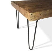 The Craftsman's Hammer 16" Hairpin Legs (Slate Black), 1/2" Thick Cold Rolled Steel