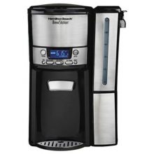 Hamilton Beach 12-cup coffee maker with removable reservoir and carafe-free dispensing