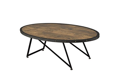 ACME Furniture Acme Allis Coffee Table, Weathered Dark Oak