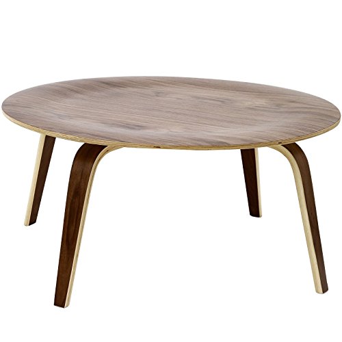 Round Wood Designer Coffee Table