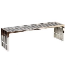 Mod Tubular Large Stainless Steel Bench