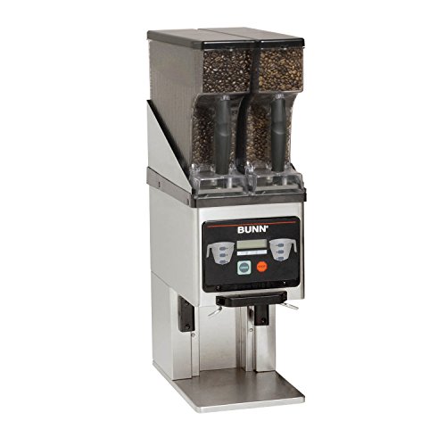 BUNN Multi-Hopper Coffee Grinder & Storage System, Black/Stainless