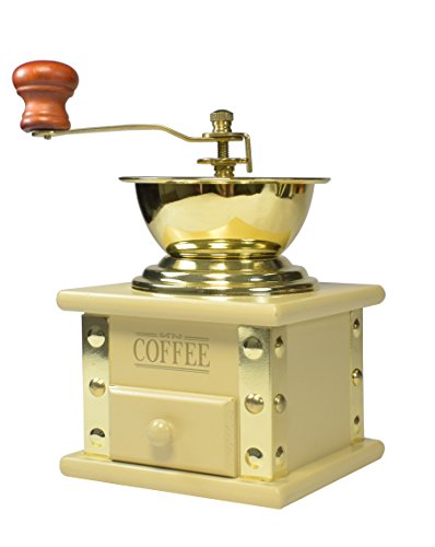 Bisetti 69041 Arpeggio Coffee Grinder, Cream