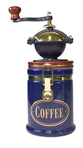 Bisetti 62026 Volluto Coffee Grinder, Blue