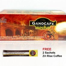 Gano Excel Cafe Mocha Instant Coffee + 2 Zrii Rise Sachet FREE Express 2-3 Day