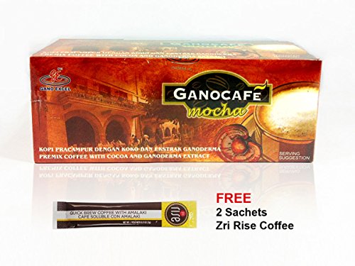 Gano Excel Cafe Mocha Instant Coffee + 2 Zrii Rise Sachet FREE Express 2-3 Day