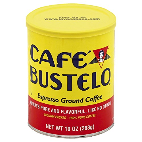 Café Bustelo Espresso Ground Coffee Can, 10 Ounce (Packaging May Vary)
