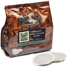 Baronet Coffee Fair Trade Organic Small Village Blend Coffee Pods Bag, 54 Count