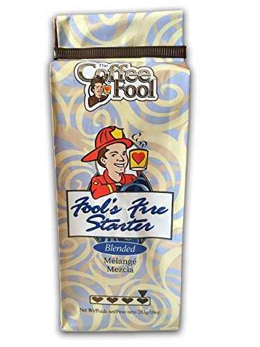 The Coffee Fool Fool's Fire Starter Whole Bean Coffee, 10 Ounce