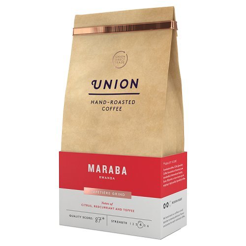 Union Hand Roasted Coffee Maraba Rwanda Ground Coffee 200 g