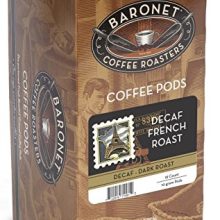 Baronet Coffee Decaf French Roast Coffee Pods, 54 Count