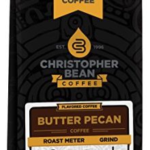 Christopher Bean Butter Pecan Flavored Ground Coffee: Savor Southern Comfort!