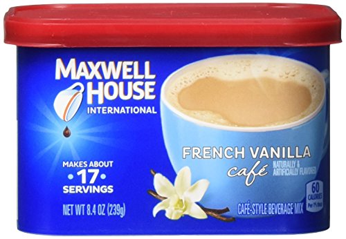 Maxwell House International French Vanilla Cafe, Beverage Mix, 4 Count, 33.6 Ounce