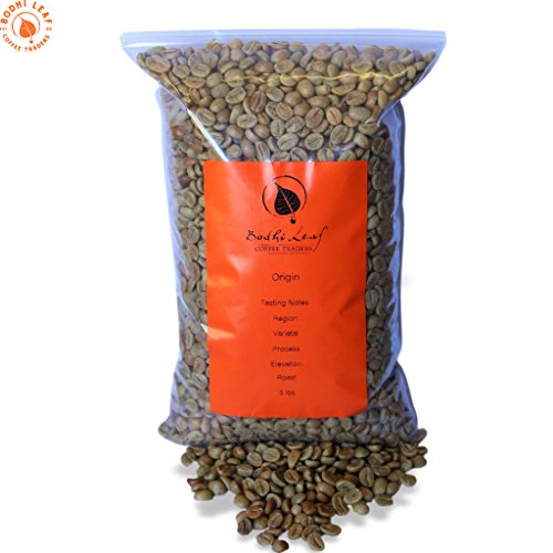 5 lbs, Sumatra Raja Batak Green Unroasted Coffee Beans - 100% Specialty Arabica