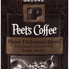 Peet's Coffee Major Dickason's Blend, Dark Roast, 12 oz, Rich, Smooth, and Complex Dark Roast Coffee Blend, with A Full Bodied and Layered Flavor