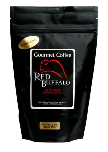 Red Buffalo Amaretto Flavored Coffee, Ground, 12 ounce