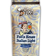 The Coffee Fool Fool's House Italian Light Whole Bean Coffee, 10 Ounce