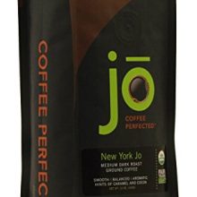 NEW YORK JO: 12 oz, Medium Dark Roast Organic Ground Coffee, 100% Arabica Coffee, USDA Certified Organic, NON-GMO, Fair Trade Certified, Gourmet Coffee from the Jo Coffee Collection