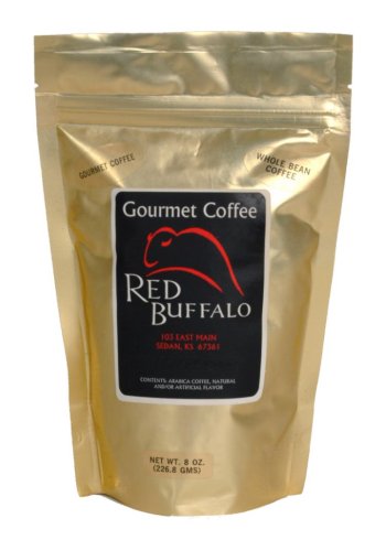 Red Buffalo Pumpkin Pie Spice Flavored Decaf Coffee, Whole Bean, 12 Ounce