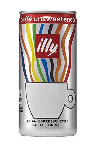 illy Caffe Unsweetened, 6.8 fl oz, 12 Pack