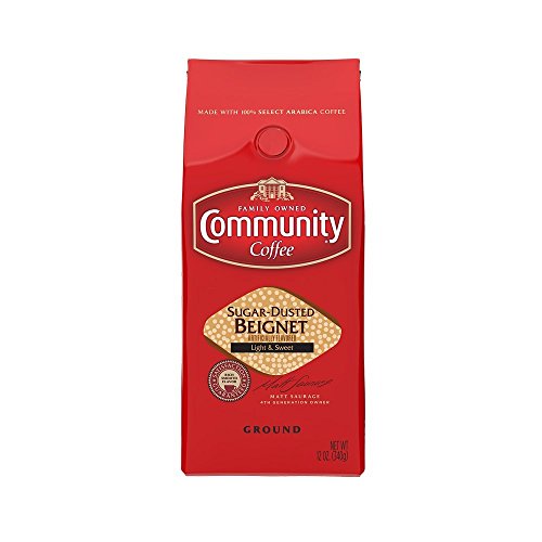 Community Coffee Premium Ground Coffee, Sugar Dusted Beignet, 12 Ounce