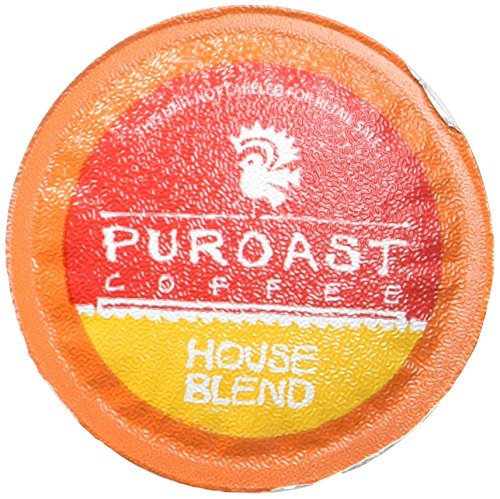 Puroast Low Acid Coffee House Blend Single Serve, 2.0 Keurig Compatible, 4.87 Ounce