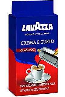 Lavazza 2 Pack Crema E Gusto Ground Coffee 8.8oz/250g Each