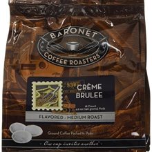 Baronet Coffee Crème Brulee Coffee Pods Bag, 54 Count