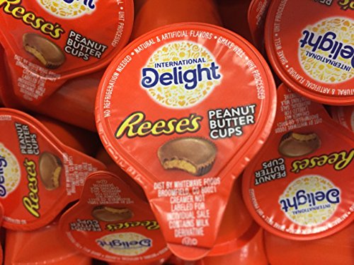 International Delights Reese's Peanut Butter Cup Coffee Creamer Singles - 50 Count Limited Edition