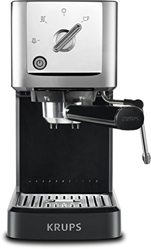 KRUPS Calvi Steam And Pump Professional Compact Espresso Machine Coffee Maker, 1-Liter, Black